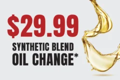 SYNTHETIC BLEND OIL CHANGE